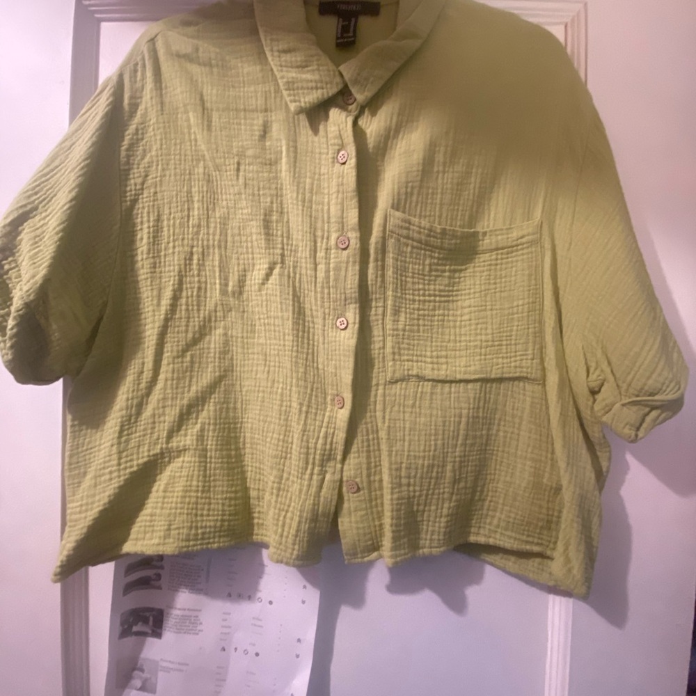 Forever 21 Sage Green Shirt